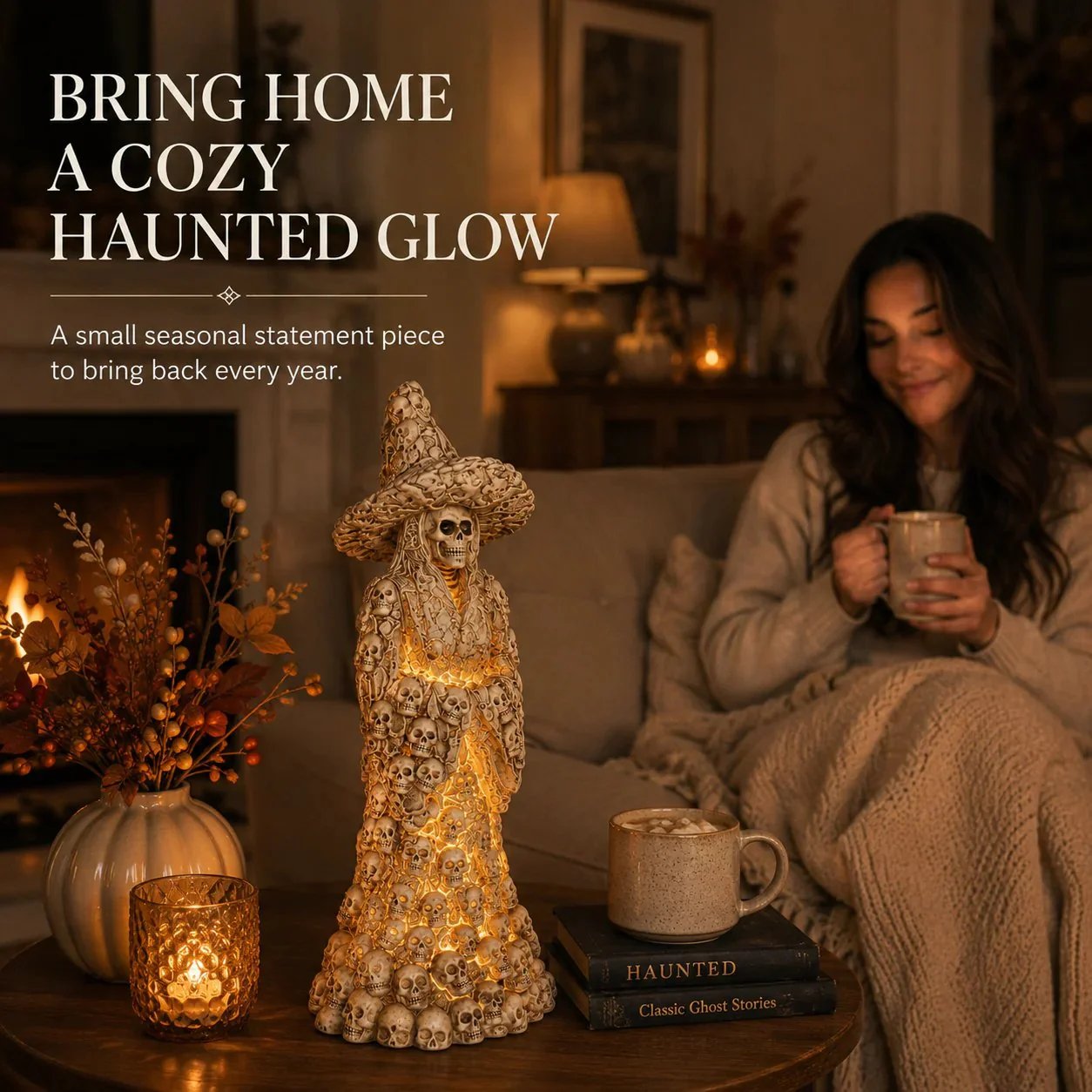 💀Flash Sale 49% OFF-Skeleton Witch Ornament