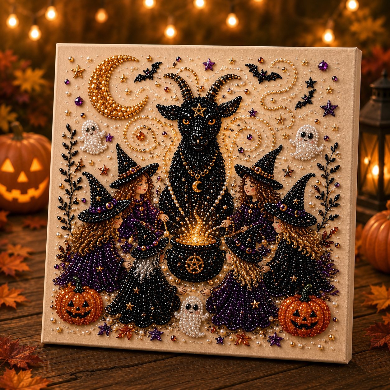 Halloween Theme Pearl Art DIY Kit