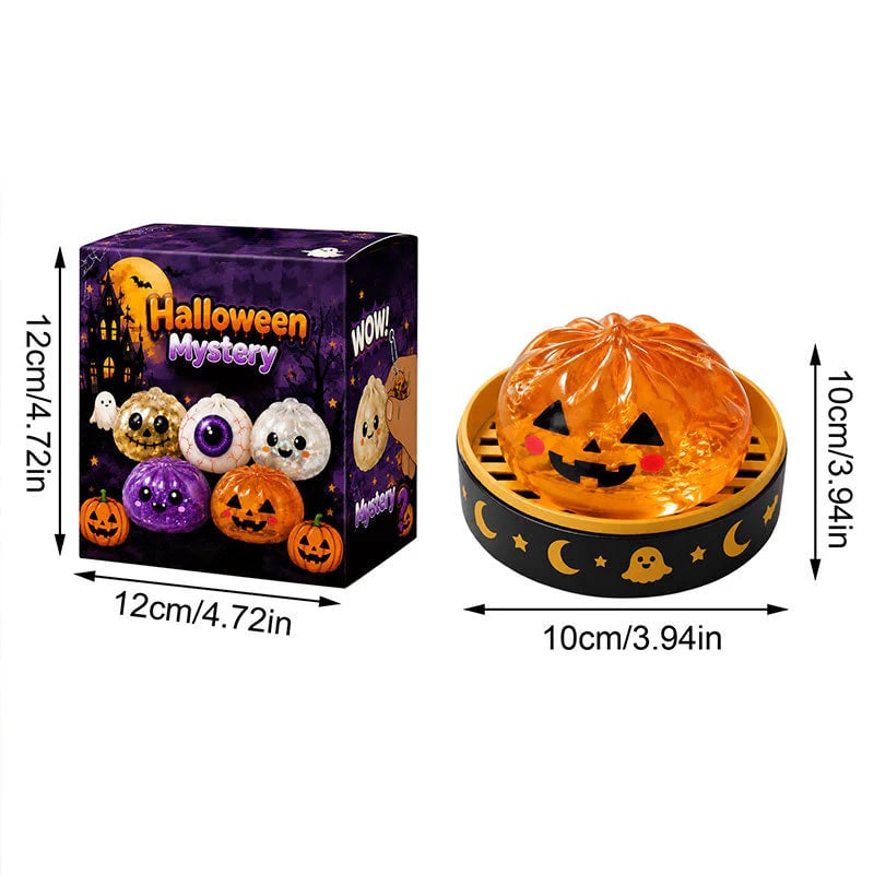 🎃 Halloween Dumpling Squeeze Squishy Toy