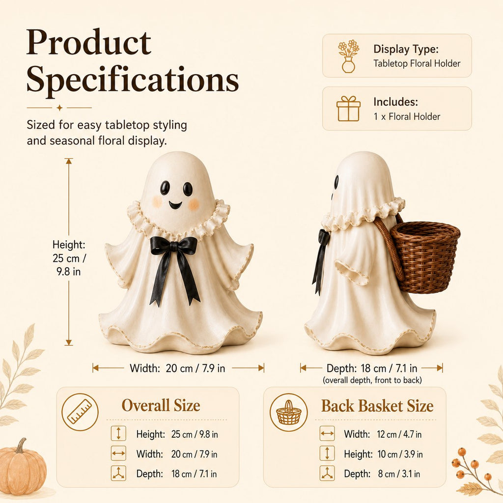 Fall Halloween Floral Holde