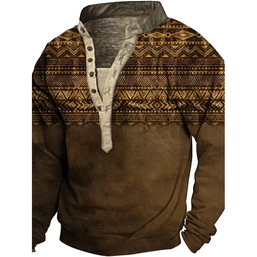 Warm casual western sweater