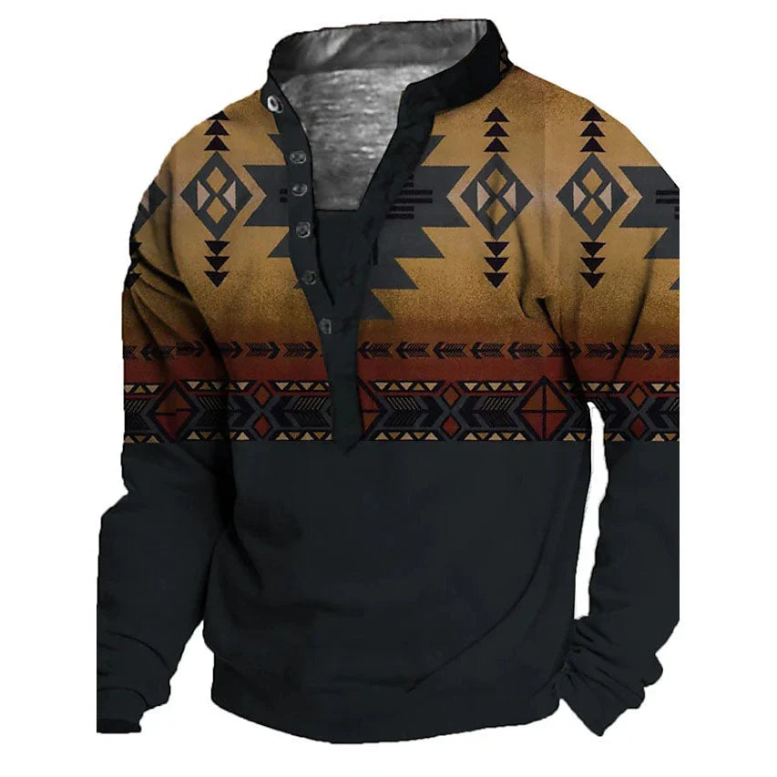 Warm casual western sweater