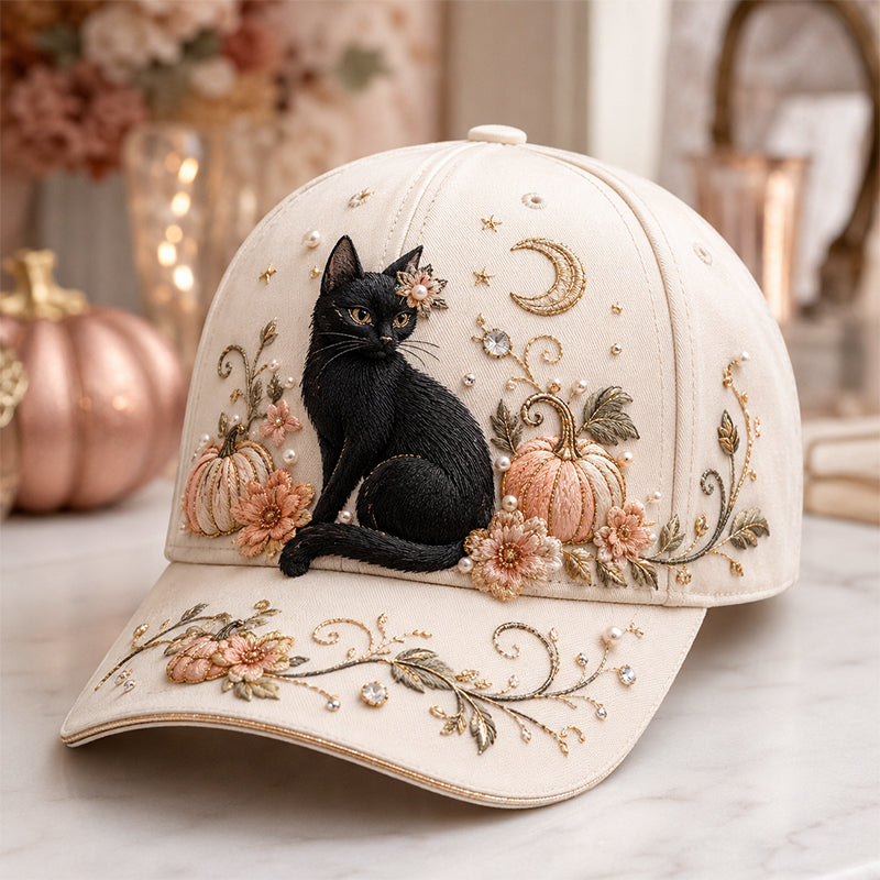 🔥 Last Day 49% OFF – BUY 3 GET 1 FREE🧙‍♀️✨ 3D Halloween Embroidery Cap