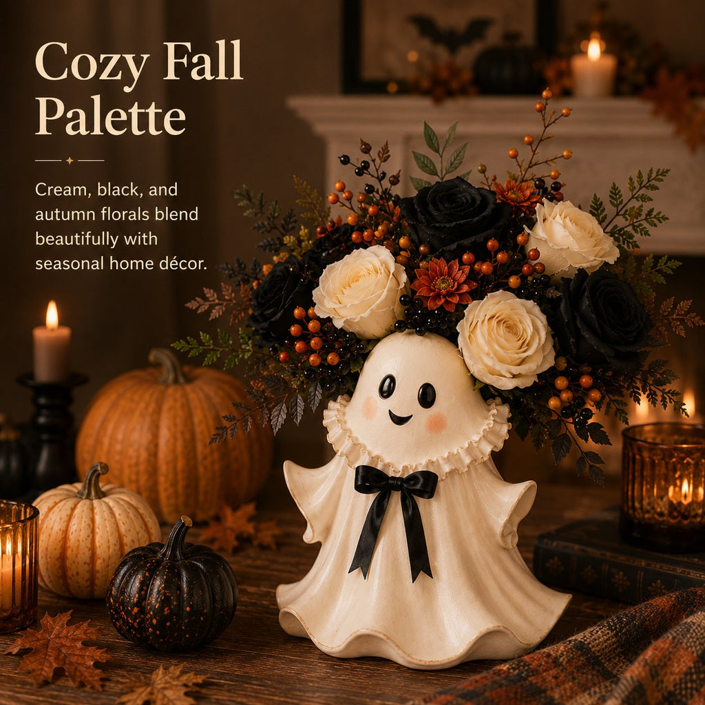 Fall Halloween Floral Holde