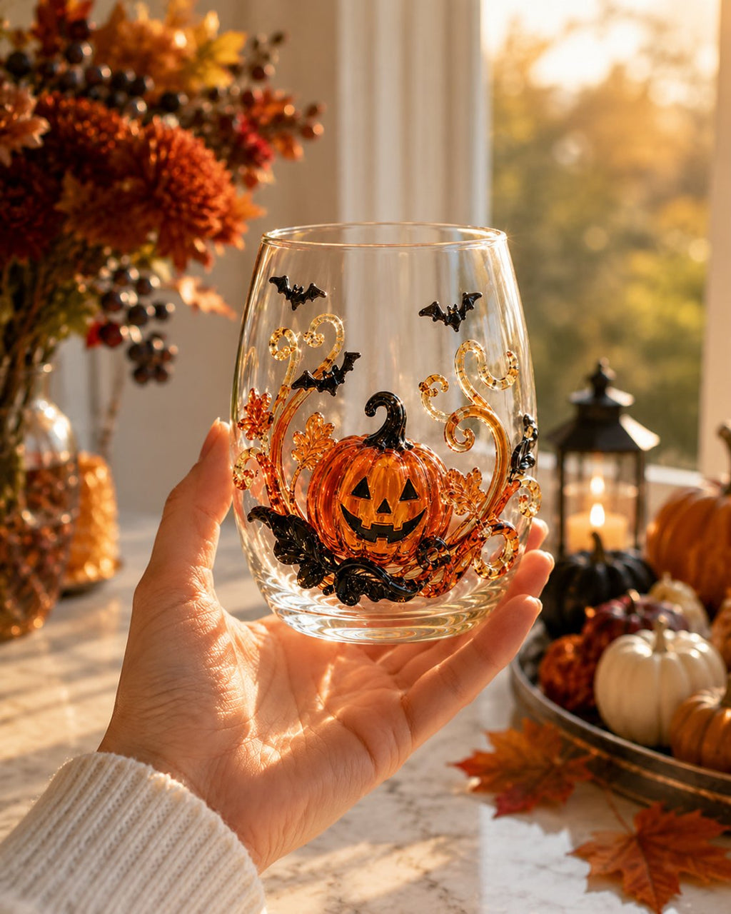 🔥 Last Day 49% OFF – 🎃 3D Halloween Glassware Collection | Spooky Designs, Festive Sips & Cozy Fall Moments