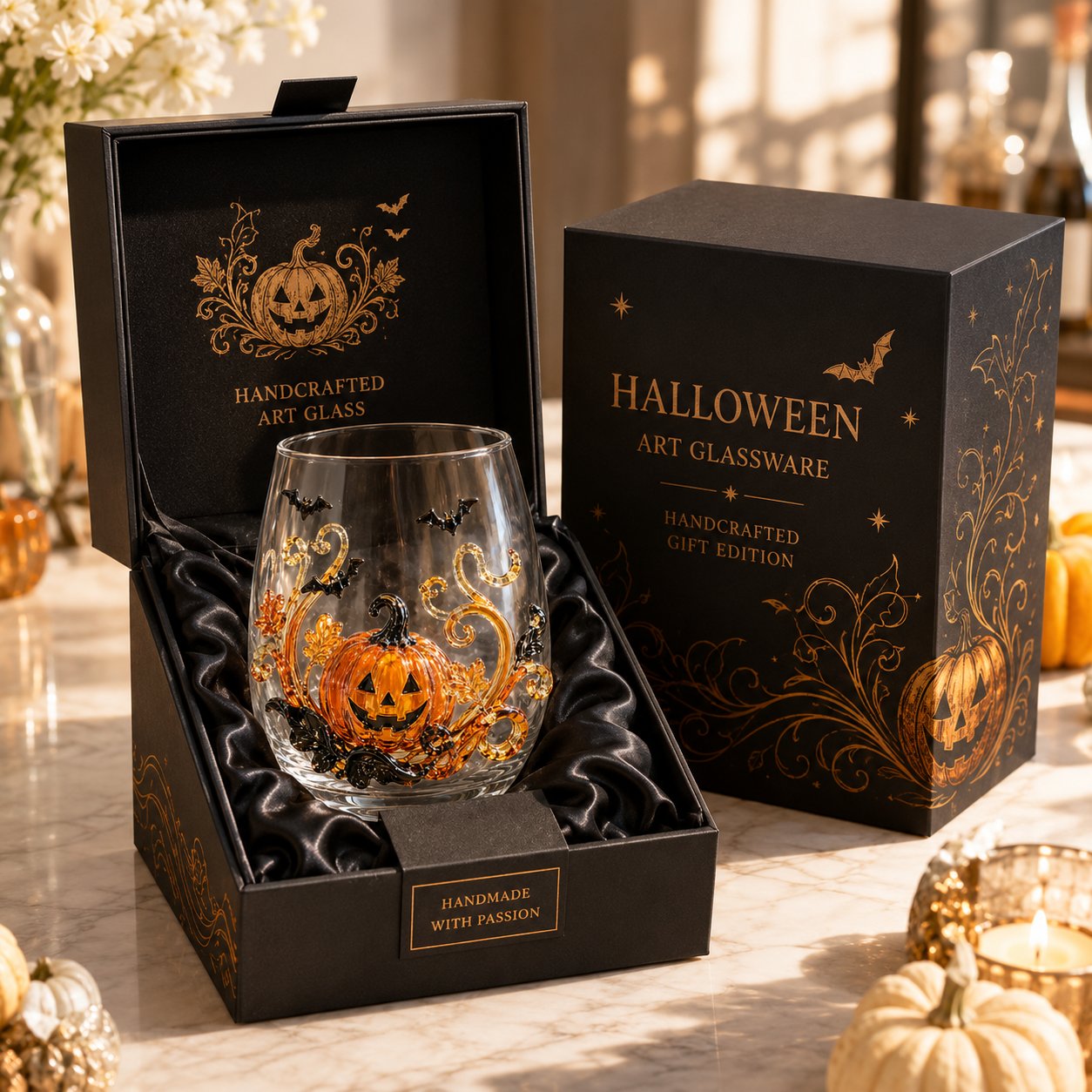 🔥 Last Day 49% OFF – 🎃 3D Halloween Glassware Collection | Spooky Designs, Festive Sips & Cozy Fall Moments