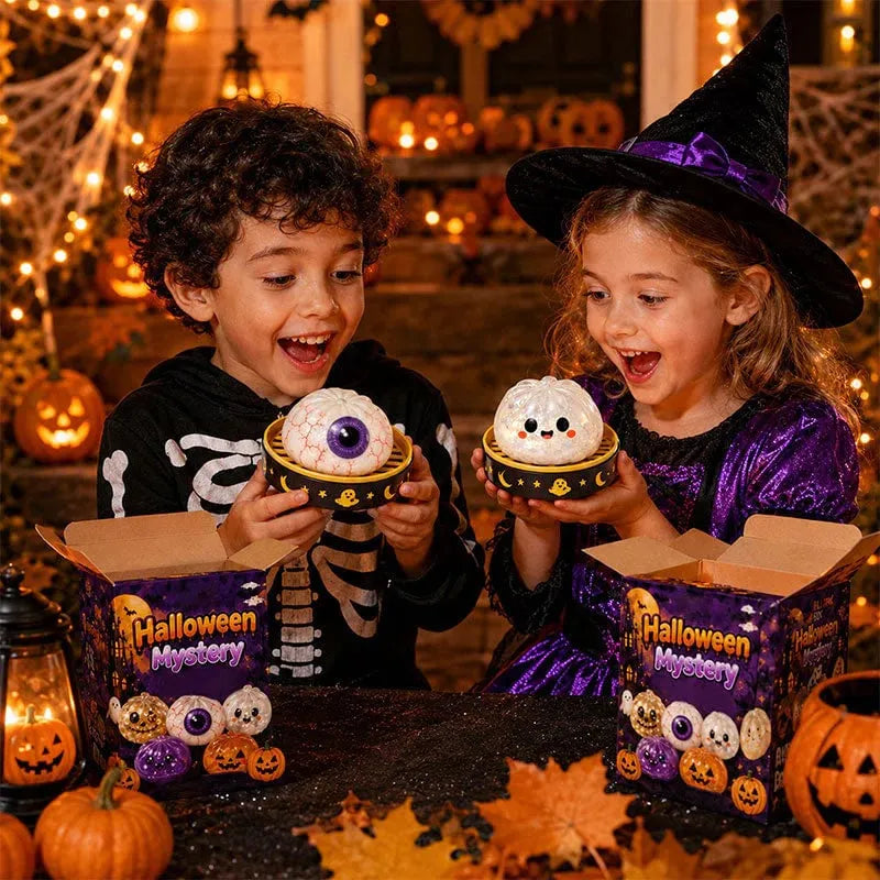 🎃 Halloween Dumpling Squeeze Squishy Toy