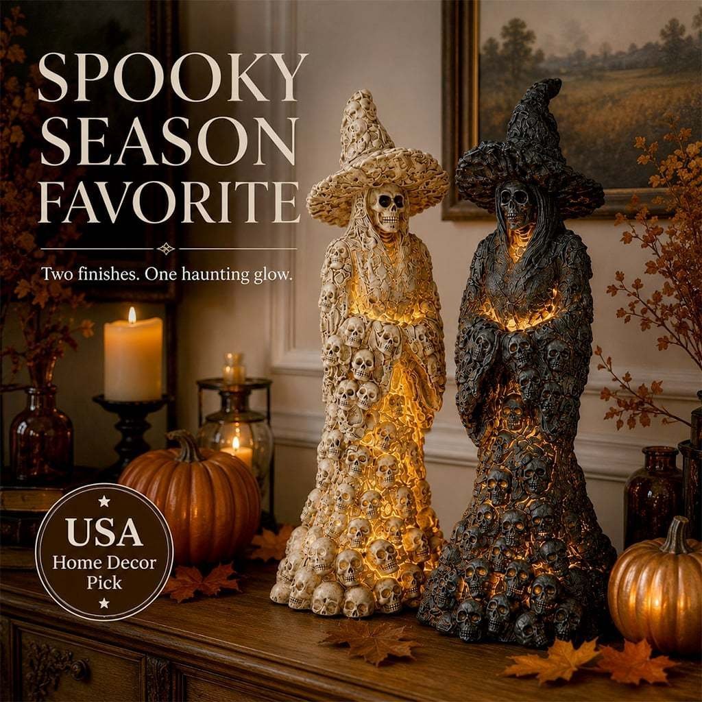 💀Flash Sale 49% OFF-Skeleton Witch Ornament