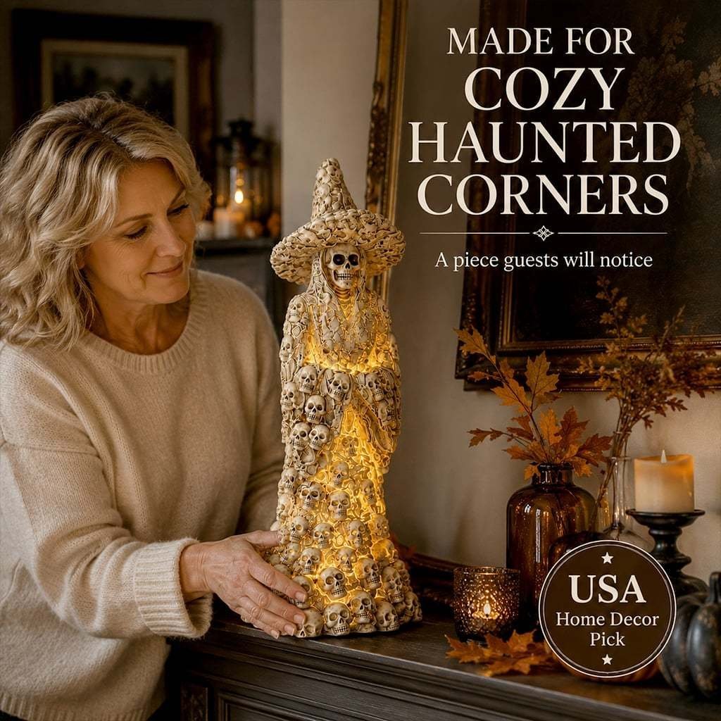 💀Flash Sale 49% OFF-Skeleton Witch Ornament