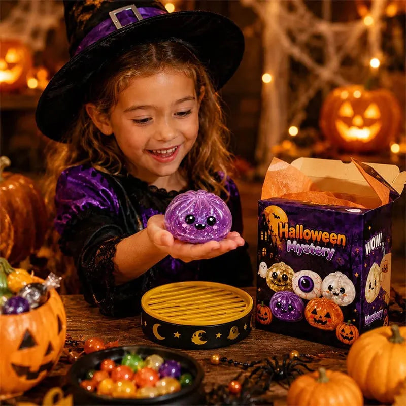 🎃 Halloween Dumpling Squeeze Squishy Toy