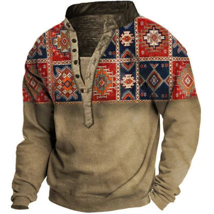 Warm casual western sweater