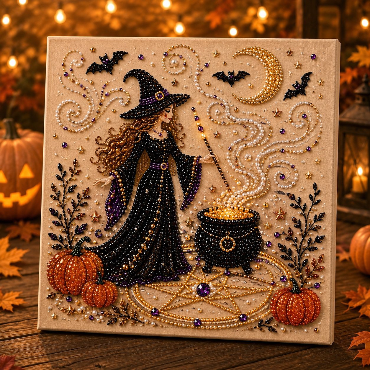 Halloween Theme Pearl Art DIY Kit