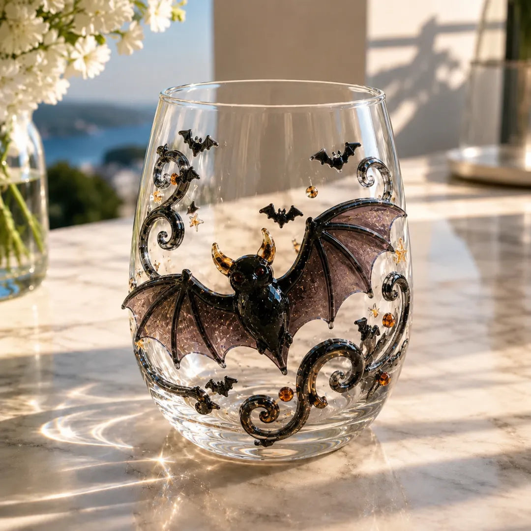 🔥 LAST DAY 40% OFF - 🎃 3D Halloween Glass Cups | Perfect for Parties & Cozy Fall Home Bars