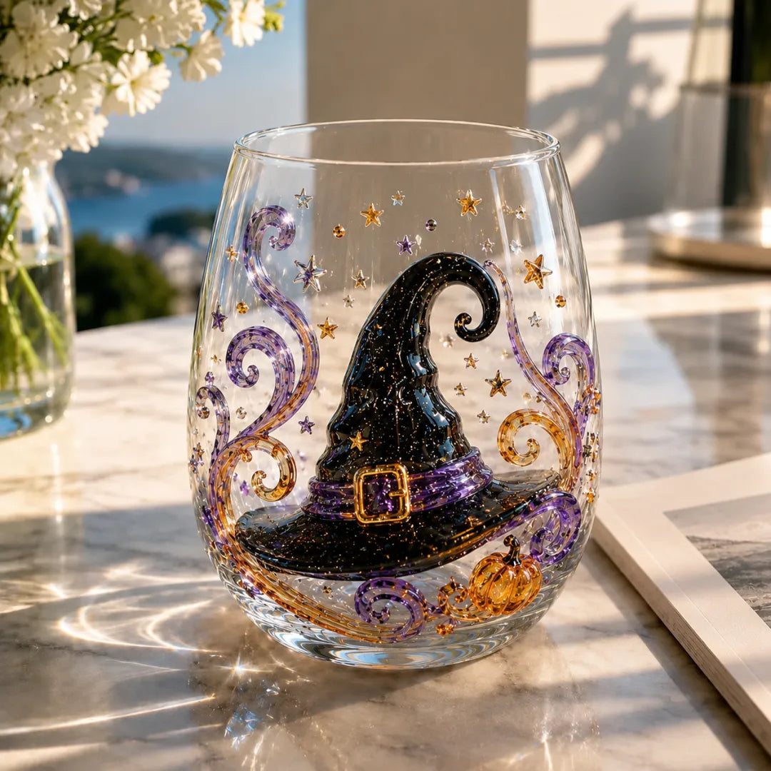 🔥 LAST DAY 40% OFF - 🎃 3D Halloween Glass Cups | Perfect for Parties & Cozy Fall Home Bars