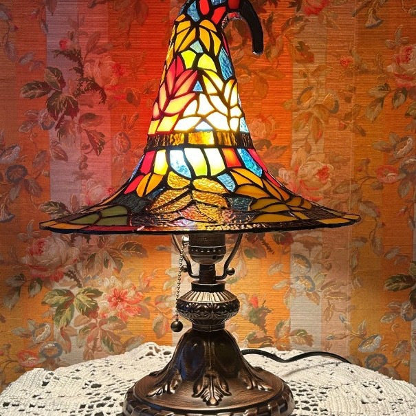 🔥Exclusive Limited Item 👍🔥50%OFF♠️Witch Hat Night Light & Stained ResinWitch Hat Lamp🎁