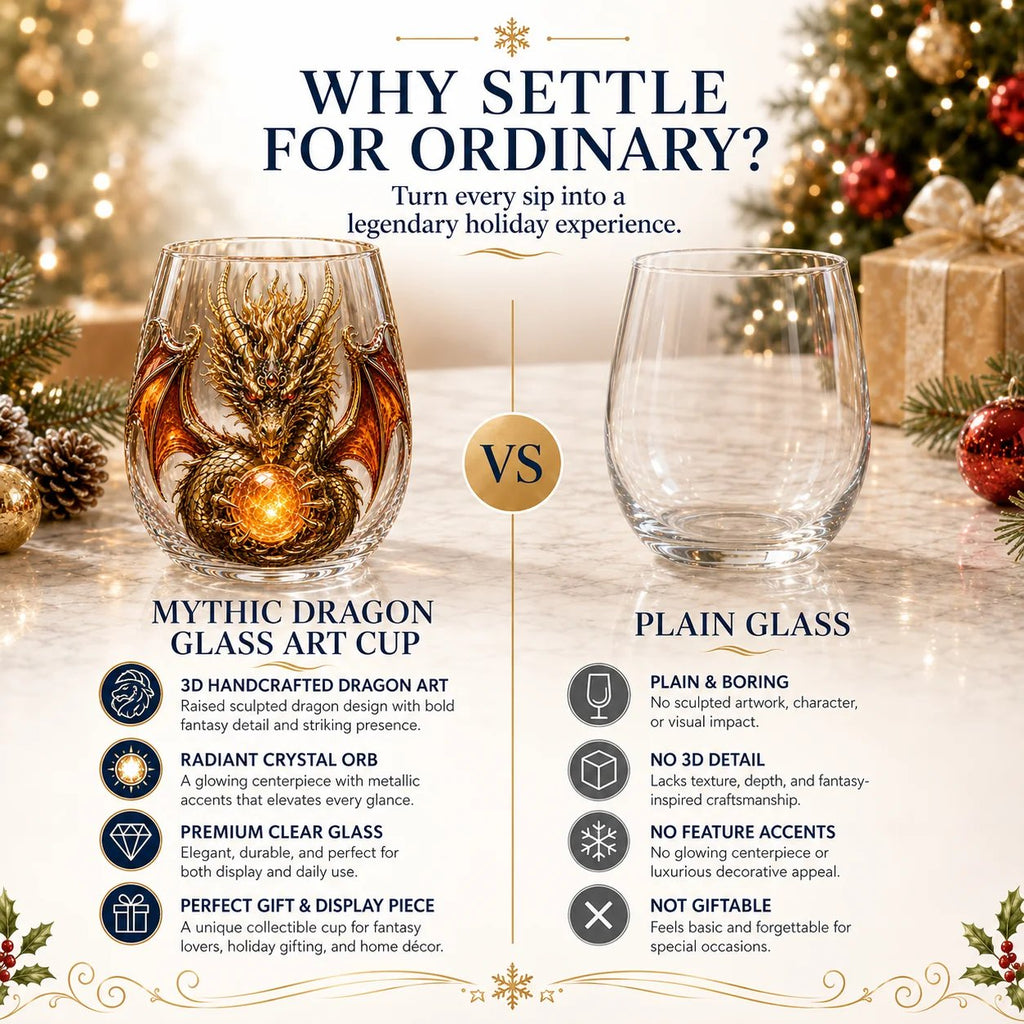 🐉✨ 3D Mythical Dragon Glass | Exclusive fantasy glass with embossed design for whisky, home bar, decoration and legendary gifts 🎁