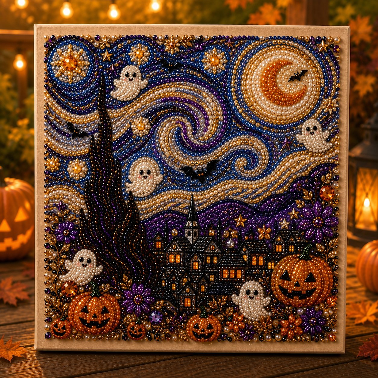 Halloween Theme Pearl Art DIY Kit