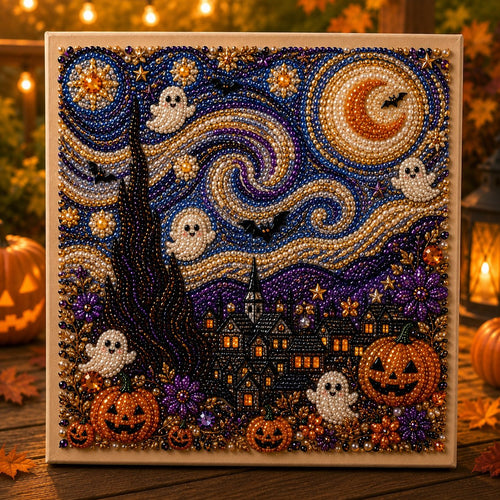 Halloween Theme Pearl Art DIY Kit