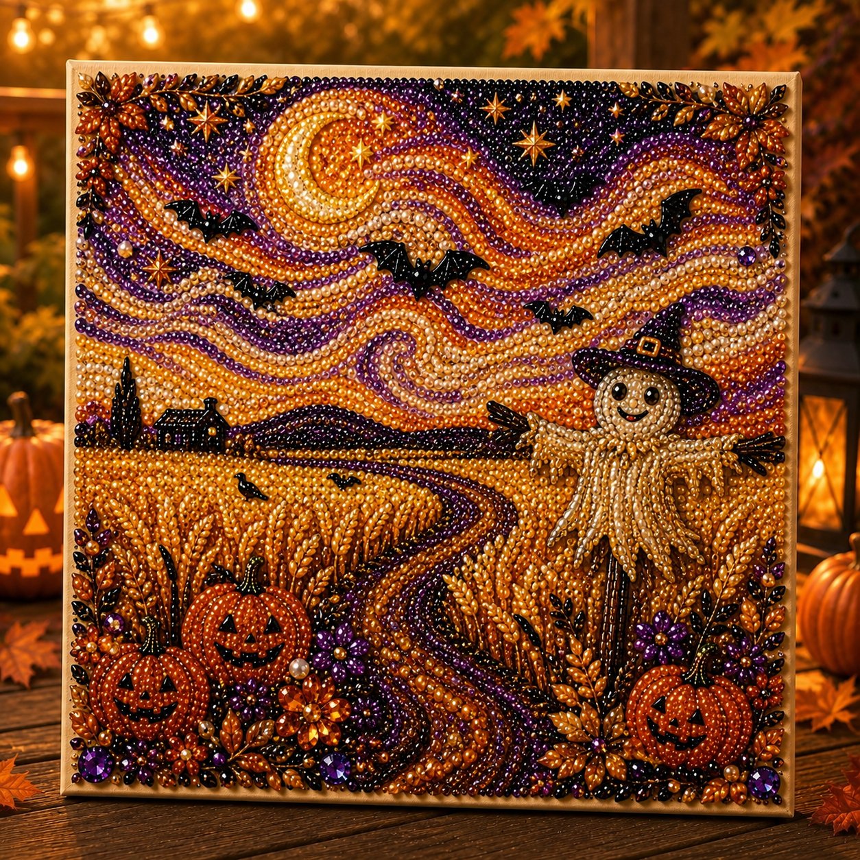 Halloween Theme Pearl Art DIY Kit