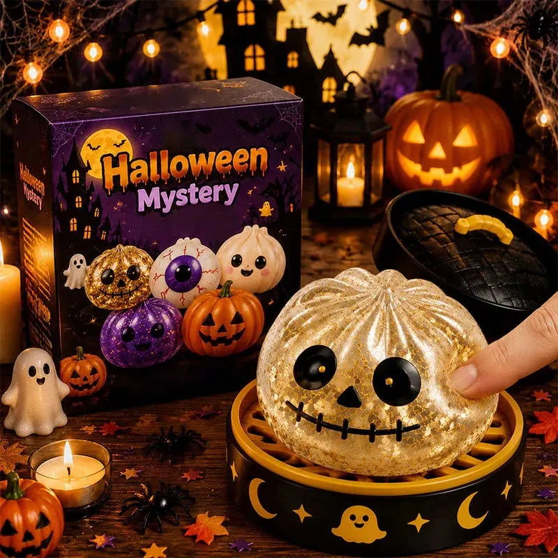 🎃 Halloween Dumpling Squeeze Squishy Toy