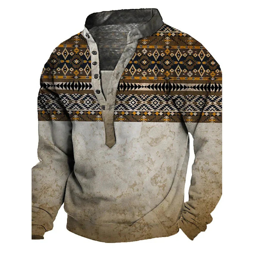 Warm casual western sweater