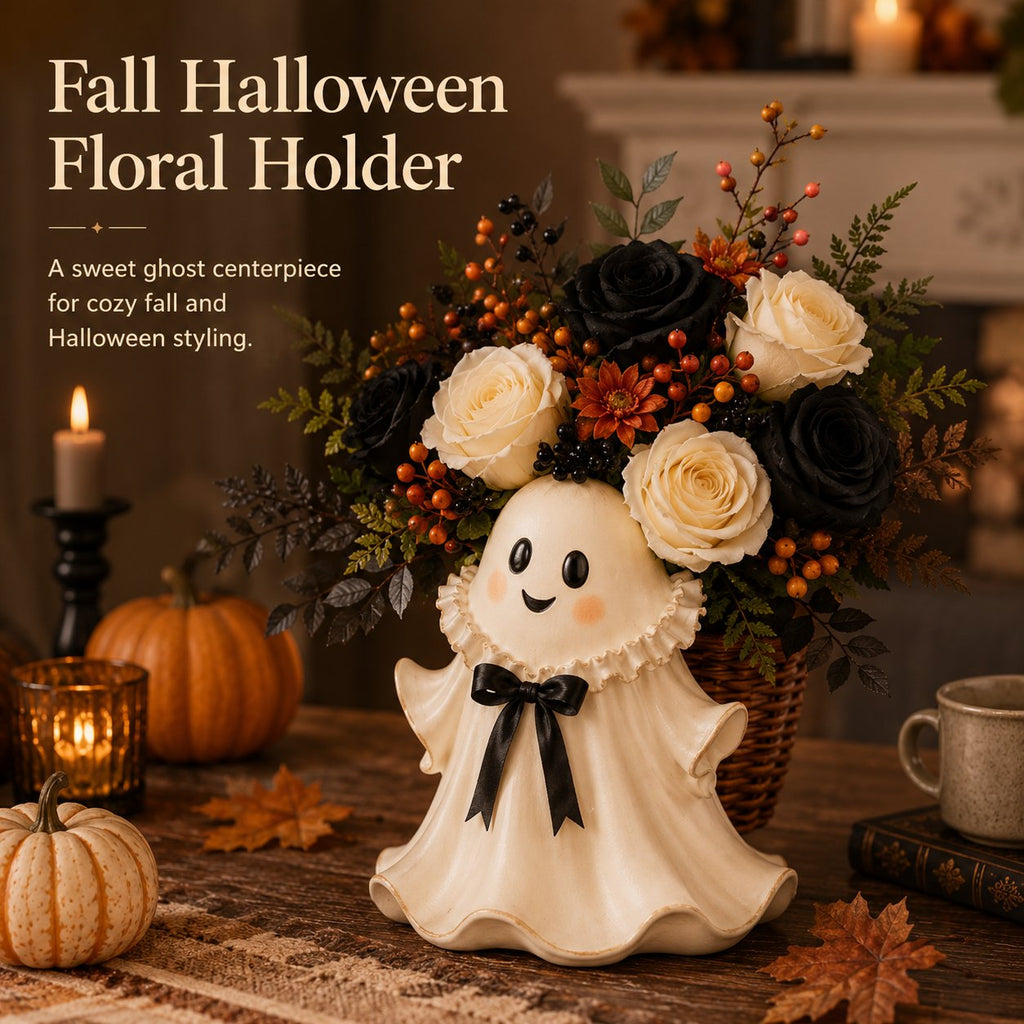 Fall Halloween Floral Holde