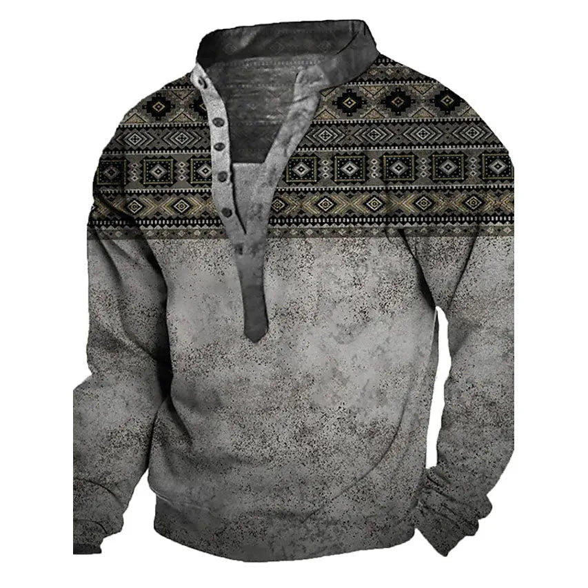 Warm casual western sweater
