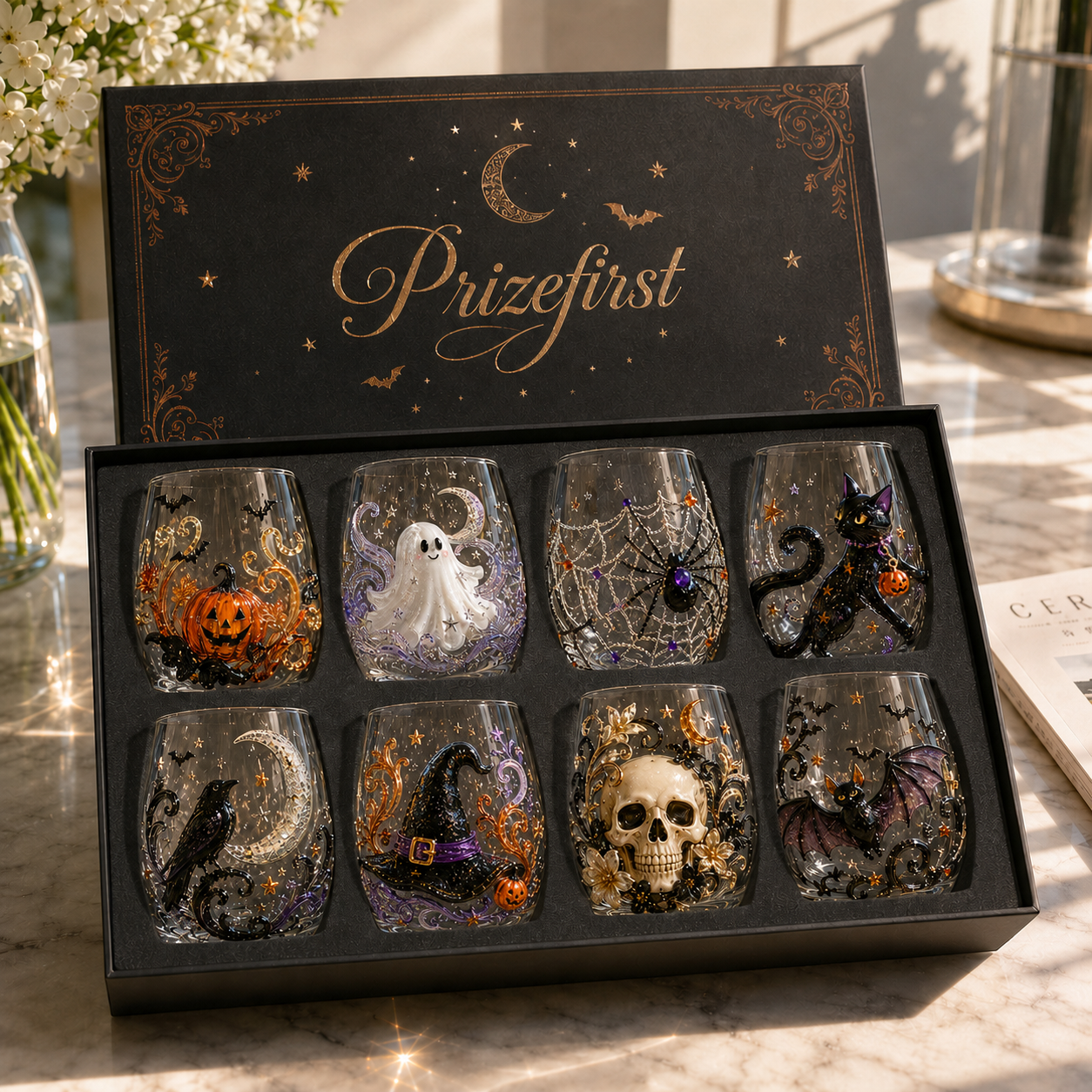 🔥 Last Day 49% OFF – 🎃 3D Halloween Glassware Collection | Spooky Designs, Festive Sips & Cozy Fall Moments