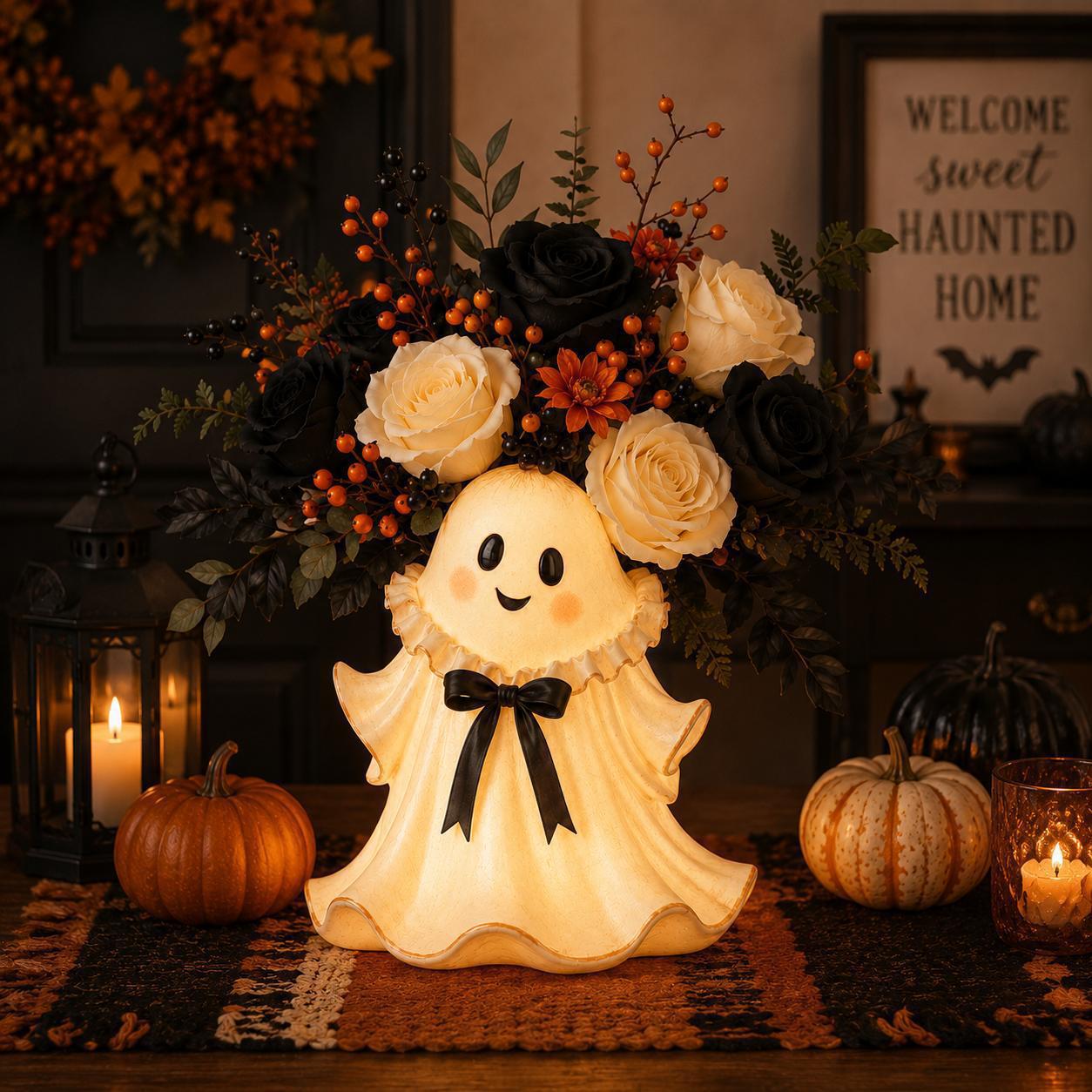 Fall Halloween Floral Holde